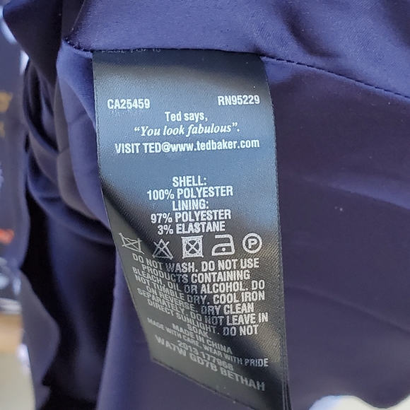 Ted Baker London Bethah Kyoto Fit& Flare Dress, TB Size 2, US Size 4-6. - Picture 8 of 9